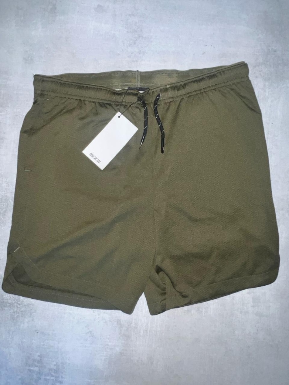 New With Tags Size Up Apparel olive green athletic shorts
